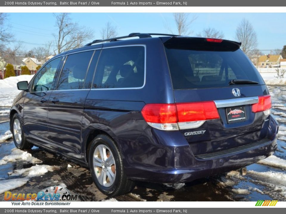 2008 Honda Odyssey Touring Baltic Blue Pearl / Olive Photo #5