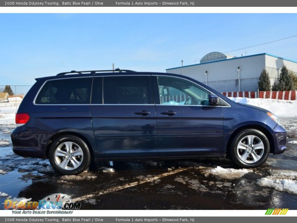 2008 Honda Odyssey Touring Baltic Blue Pearl / Olive Photo #7