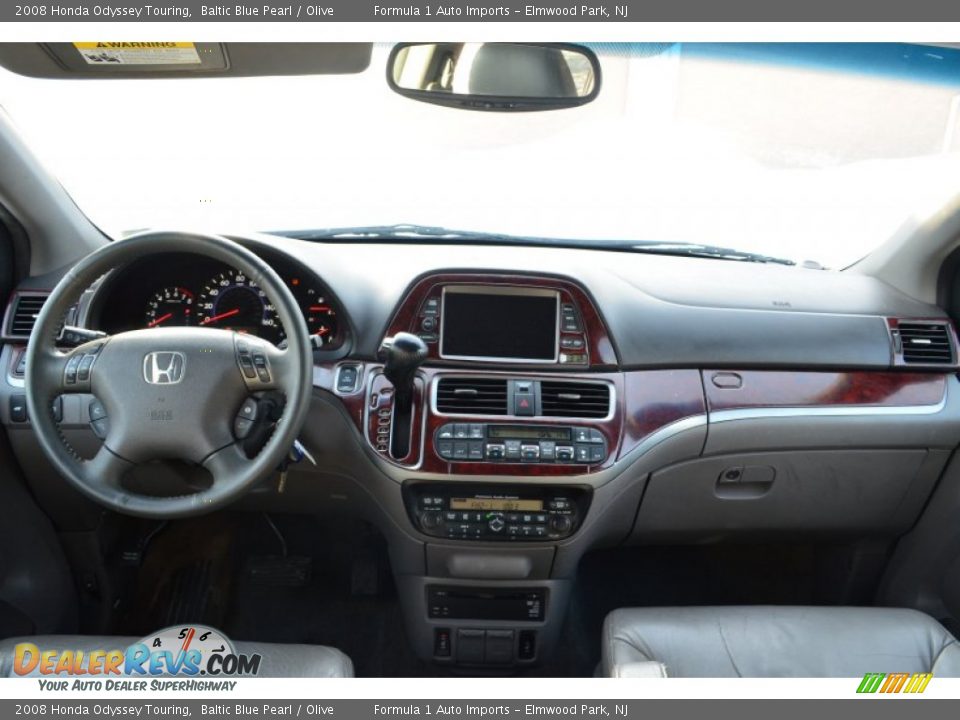 2008 Honda Odyssey Touring Baltic Blue Pearl / Olive Photo #8