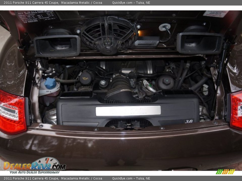 2011 Porsche 911 Carrera 4S Coupe 3.8 Liter DFI DOHC 24-Valve VarioCam Flat 6 Cylinder Engine Photo #9