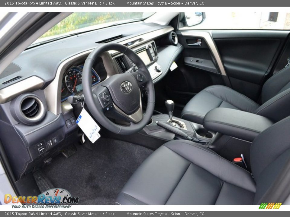 2015 Toyota RAV4 Limited AWD Classic Silver Metallic / Black Photo #5