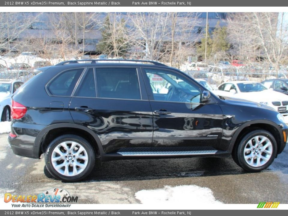 2012 BMW X5 xDrive35i Premium Black Sapphire Metallic / Black Photo #2