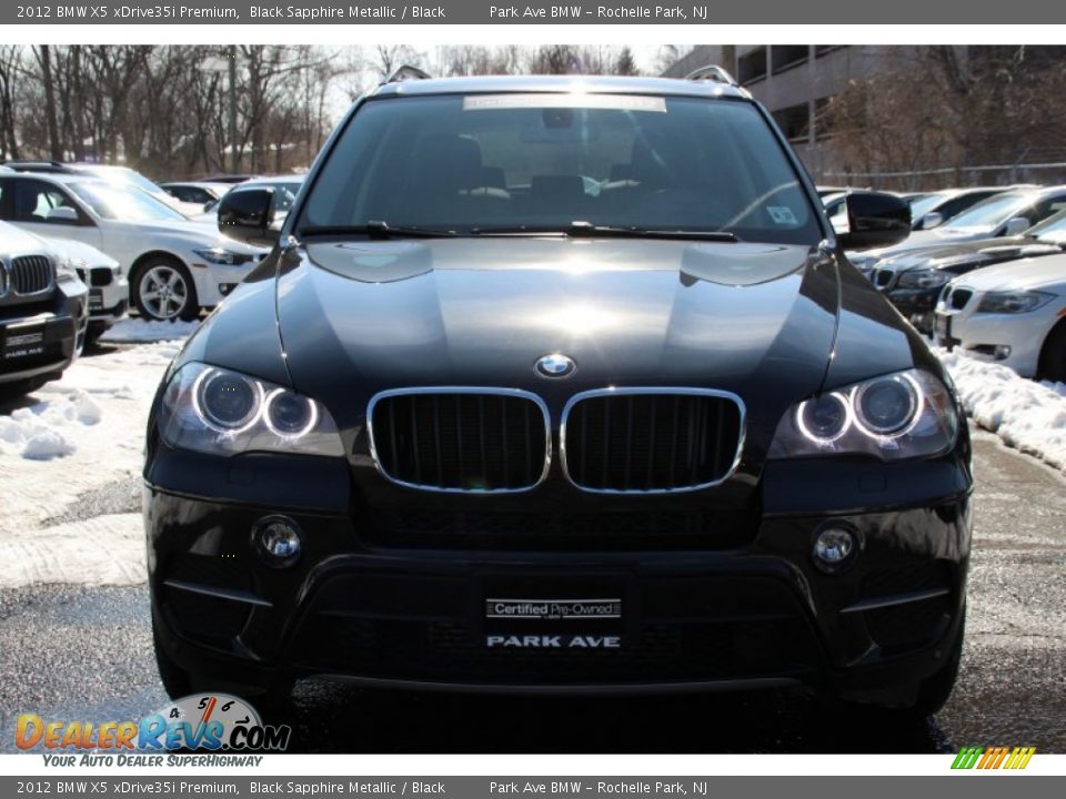 2012 BMW X5 xDrive35i Premium Black Sapphire Metallic / Black Photo #7