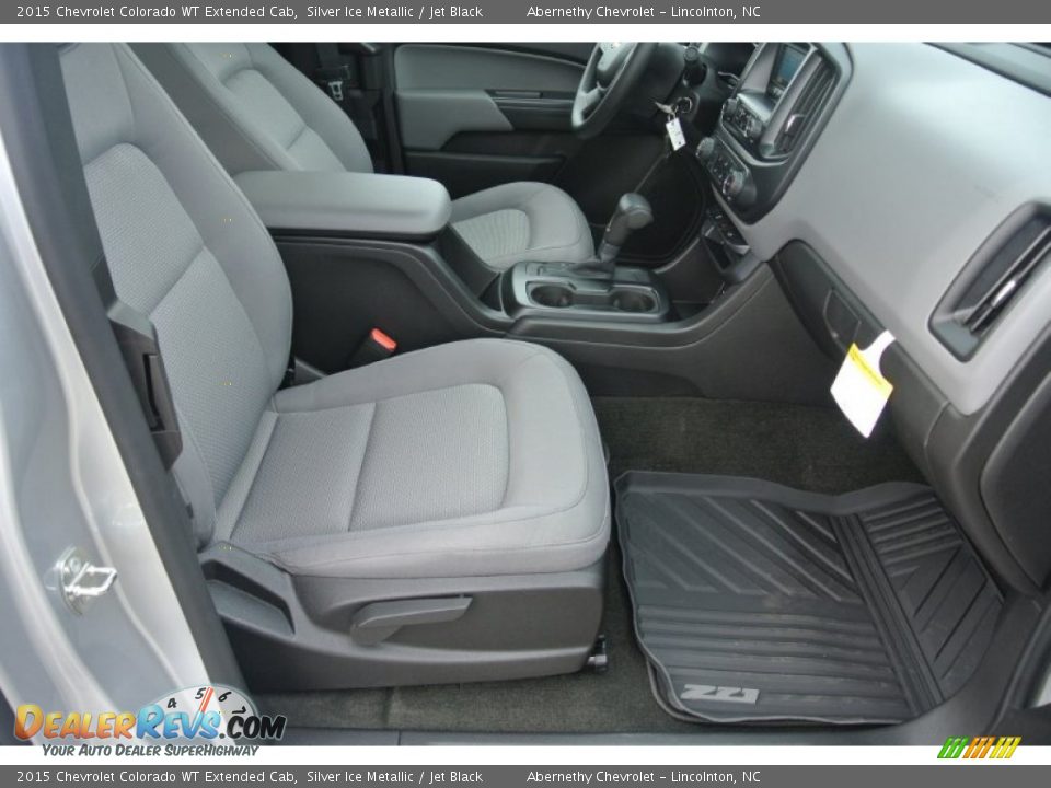 2015 Chevrolet Colorado WT Extended Cab Silver Ice Metallic / Jet Black Photo #19