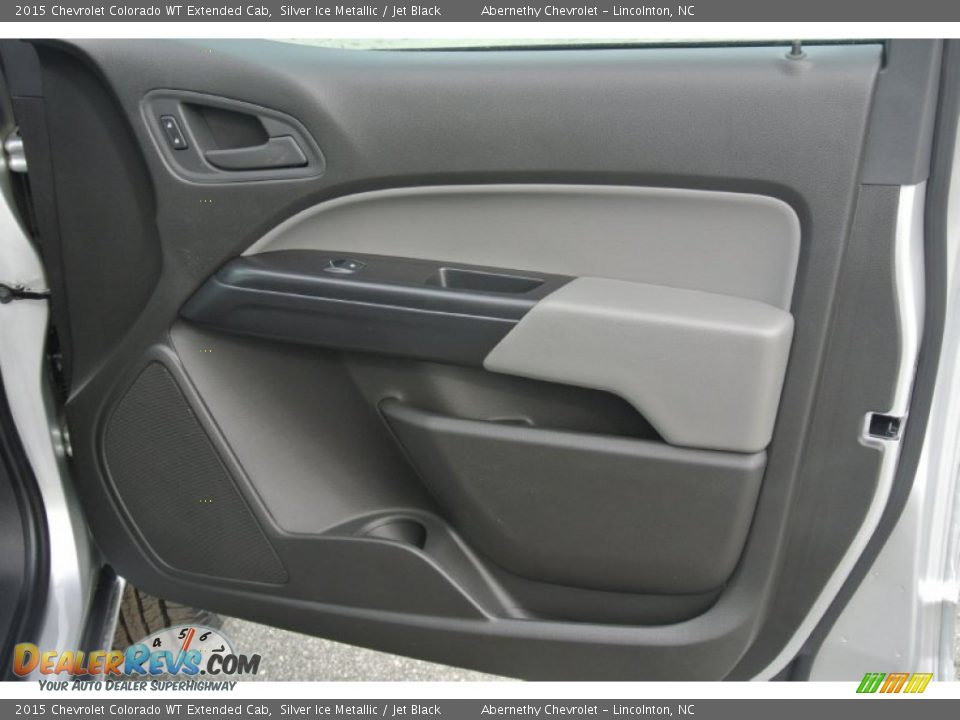 2015 Chevrolet Colorado WT Extended Cab Silver Ice Metallic / Jet Black Photo #20