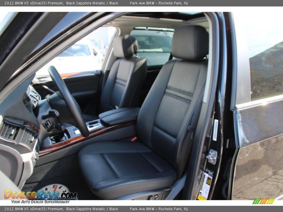2012 BMW X5 xDrive35i Premium Black Sapphire Metallic / Black Photo #13