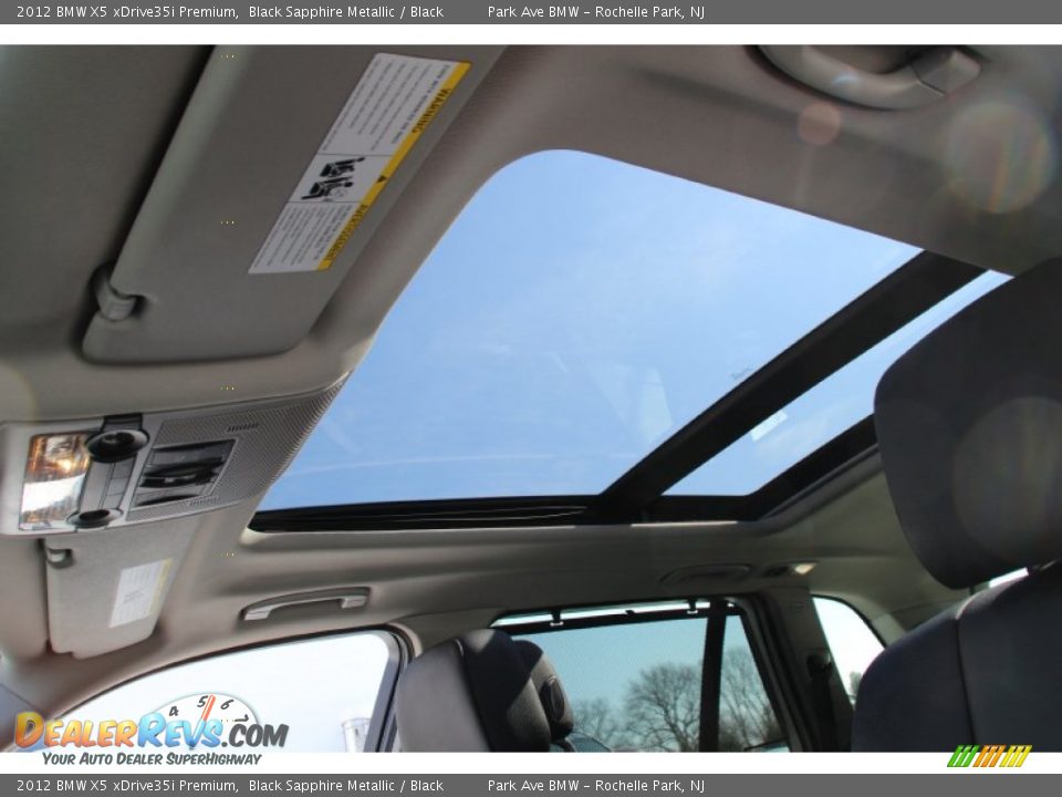2012 BMW X5 xDrive35i Premium Black Sapphire Metallic / Black Photo #14
