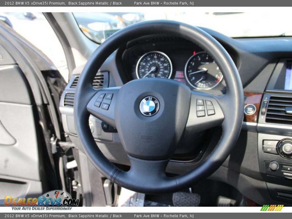 2012 BMW X5 xDrive35i Premium Black Sapphire Metallic / Black Photo #18