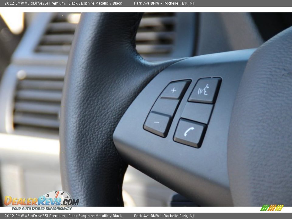 2012 BMW X5 xDrive35i Premium Black Sapphire Metallic / Black Photo #19