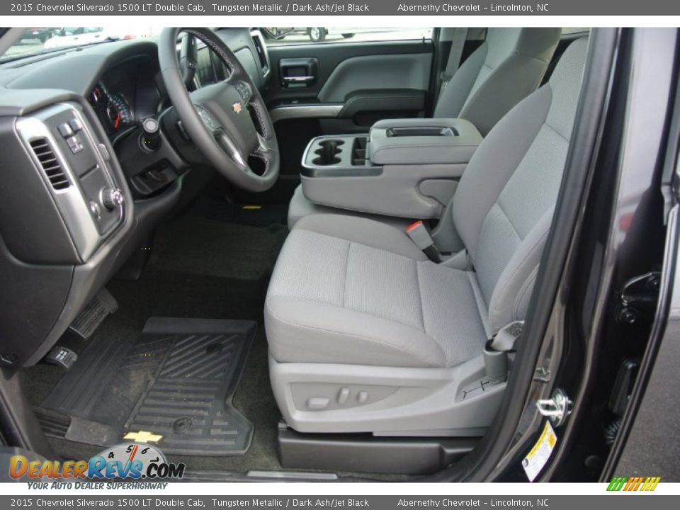 2015 Chevrolet Silverado 1500 LT Double Cab Tungsten Metallic / Dark Ash/Jet Black Photo #8
