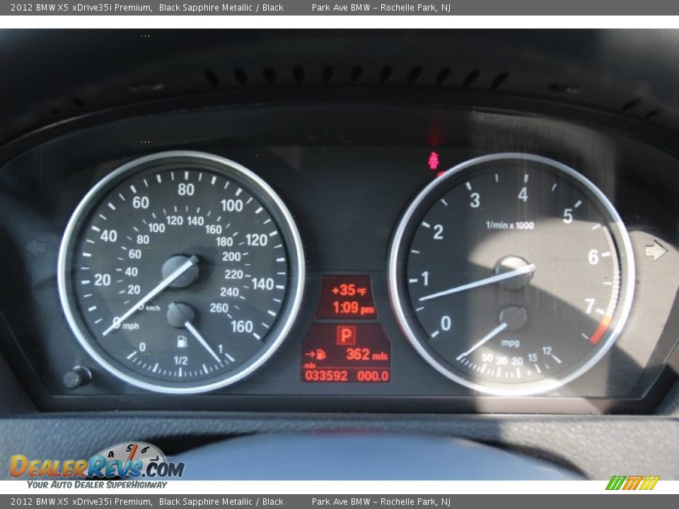 2012 BMW X5 xDrive35i Premium Black Sapphire Metallic / Black Photo #21