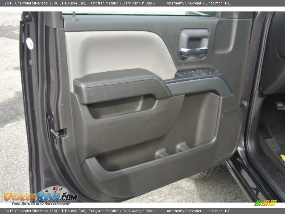 2015 Chevrolet Silverado 1500 LT Double Cab Tungsten Metallic / Dark Ash/Jet Black Photo #9