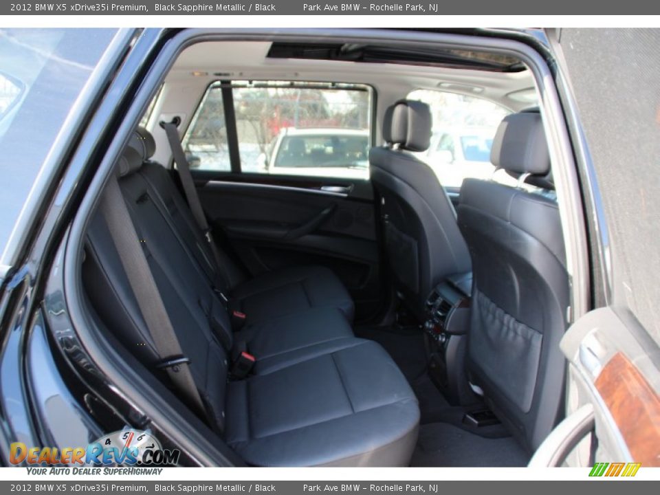 2012 BMW X5 xDrive35i Premium Black Sapphire Metallic / Black Photo #24