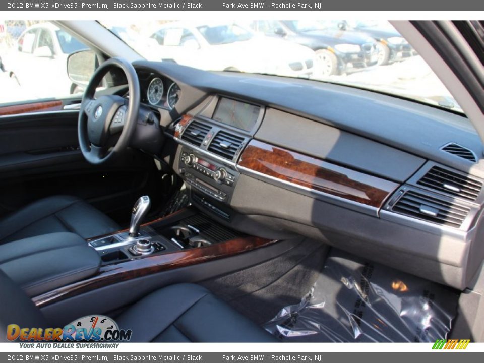 2012 BMW X5 xDrive35i Premium Black Sapphire Metallic / Black Photo #26