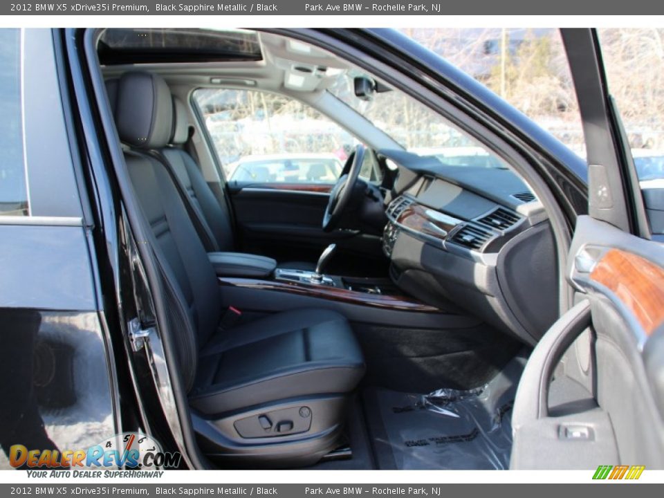 2012 BMW X5 xDrive35i Premium Black Sapphire Metallic / Black Photo #27
