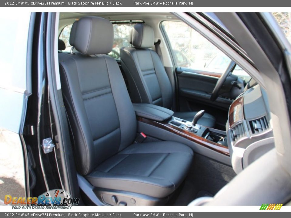 2012 BMW X5 xDrive35i Premium Black Sapphire Metallic / Black Photo #28