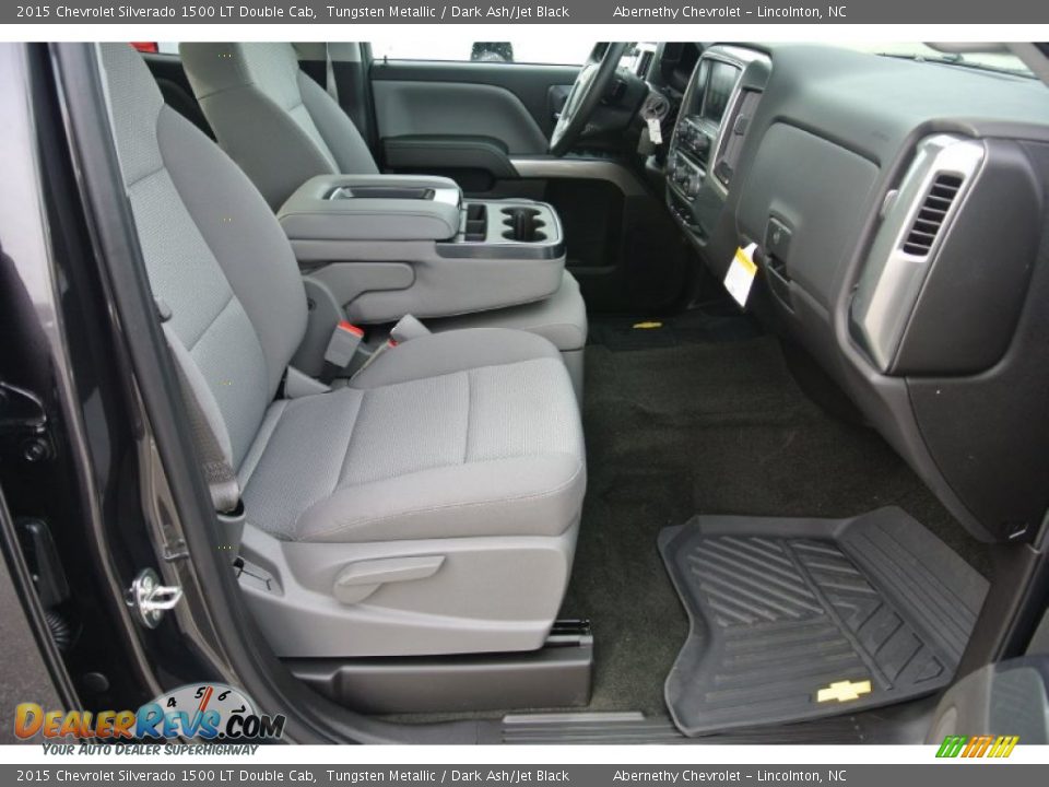 2015 Chevrolet Silverado 1500 LT Double Cab Tungsten Metallic / Dark Ash/Jet Black Photo #17