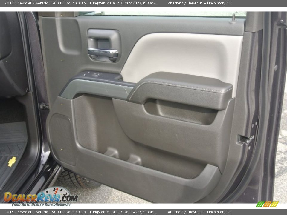 2015 Chevrolet Silverado 1500 LT Double Cab Tungsten Metallic / Dark Ash/Jet Black Photo #18