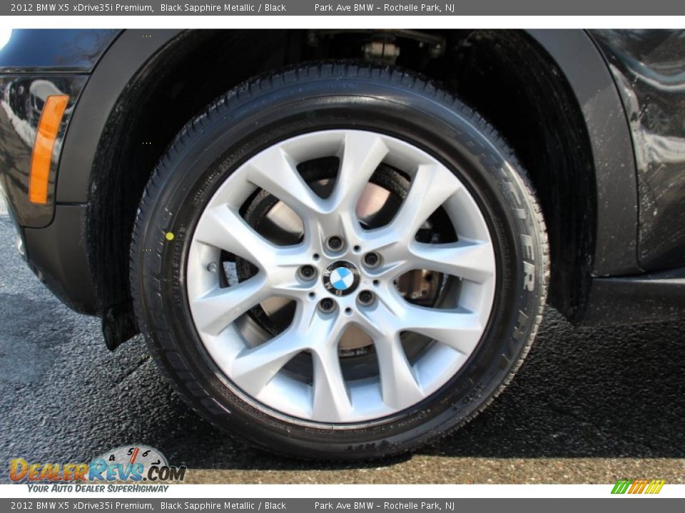 2012 BMW X5 xDrive35i Premium Black Sapphire Metallic / Black Photo #31