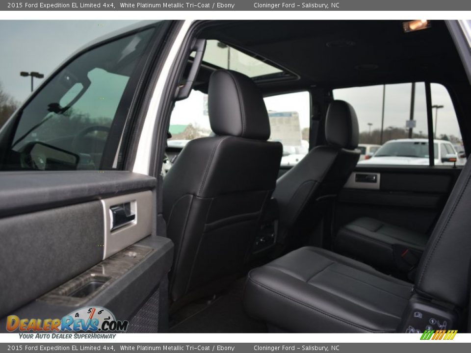 Rear Seat of 2015 Ford Expedition EL Limited 4x4 Photo #11