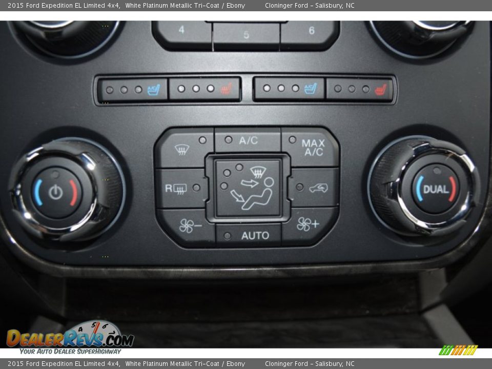 Controls of 2015 Ford Expedition EL Limited 4x4 Photo #23