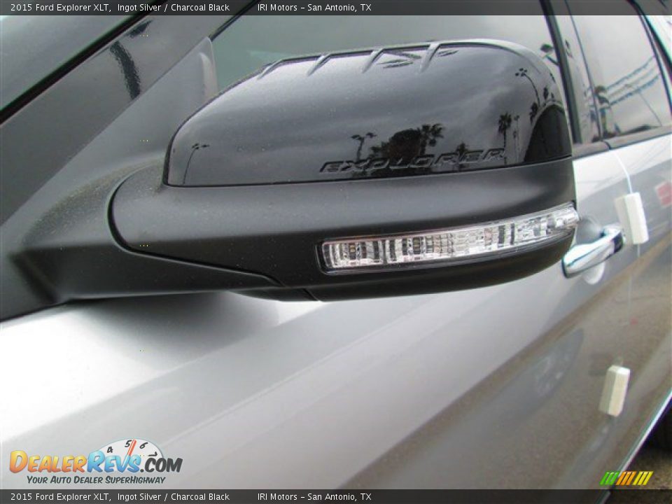 2015 Ford Explorer XLT Ingot Silver / Charcoal Black Photo #7