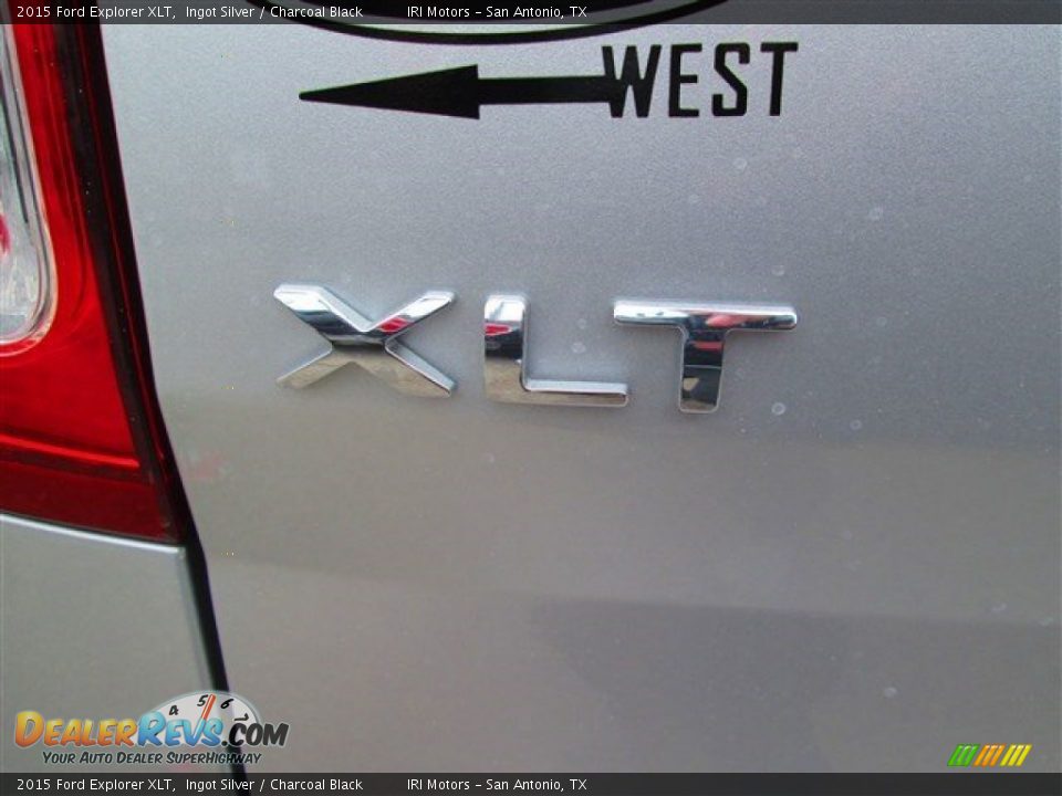 2015 Ford Explorer XLT Ingot Silver / Charcoal Black Photo #9