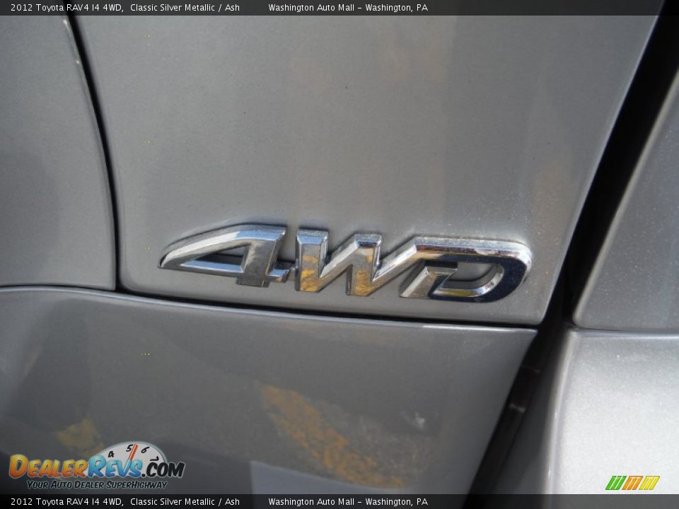 2012 Toyota RAV4 I4 4WD Classic Silver Metallic / Ash Photo #9