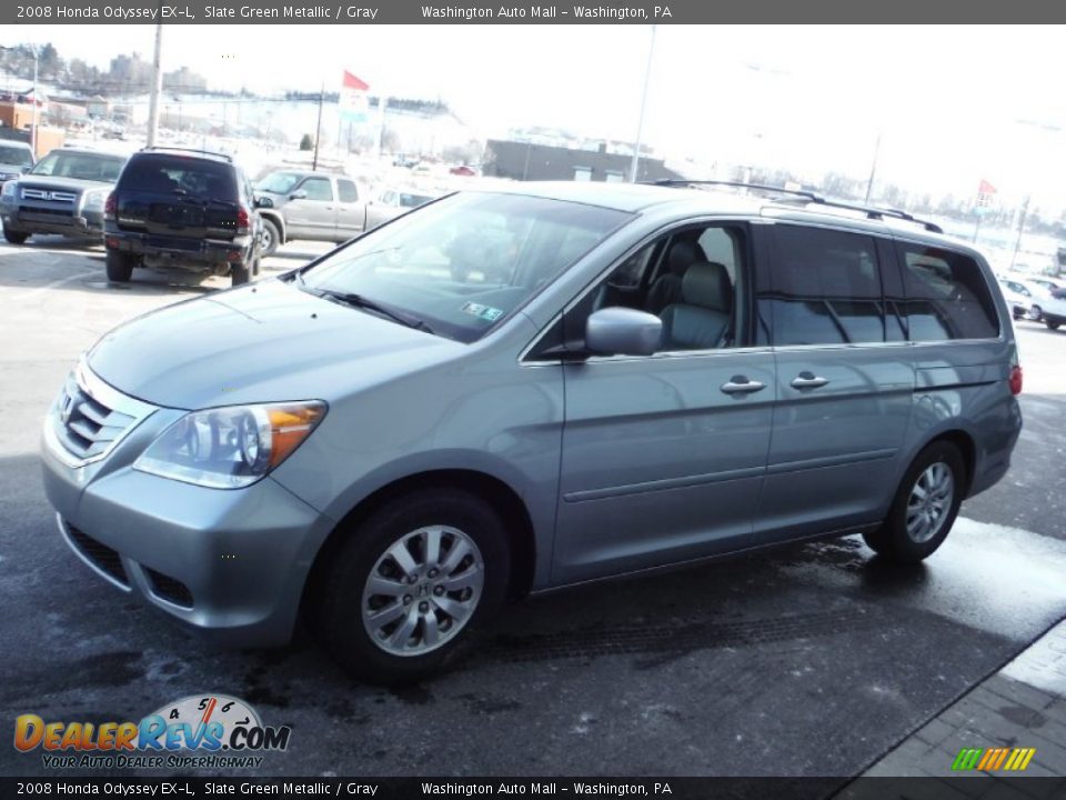 Front 3/4 View of 2008 Honda Odyssey EX-L Photo #6