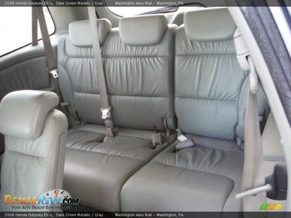 2008 Honda Odyssey EX-L Slate Green Metallic / Gray Photo #21