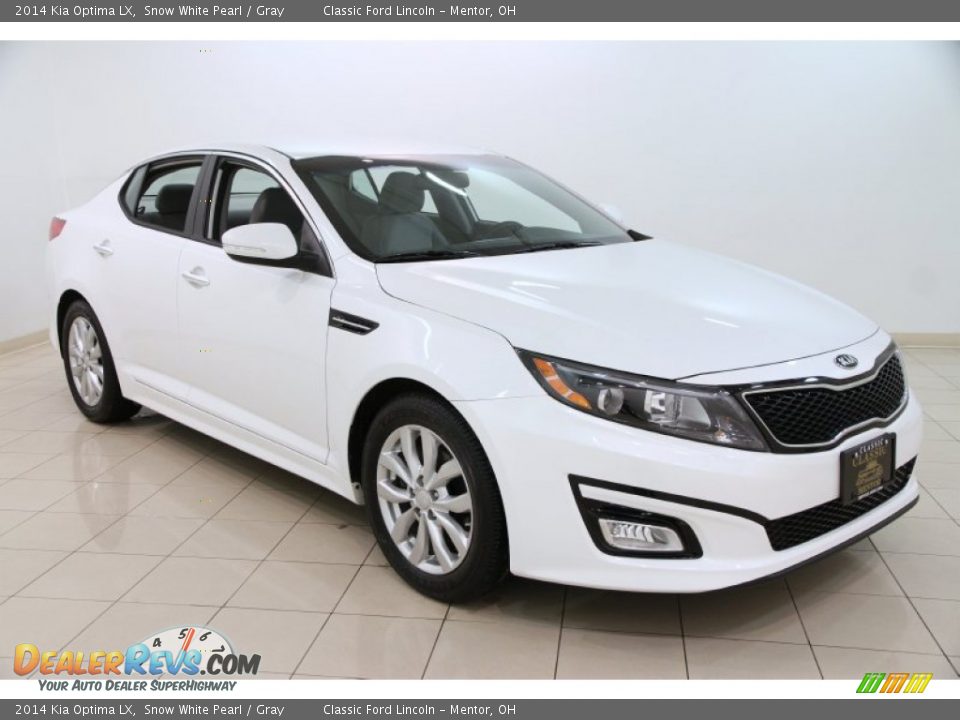 2014 Kia Optima LX Snow White Pearl / Gray Photo #1