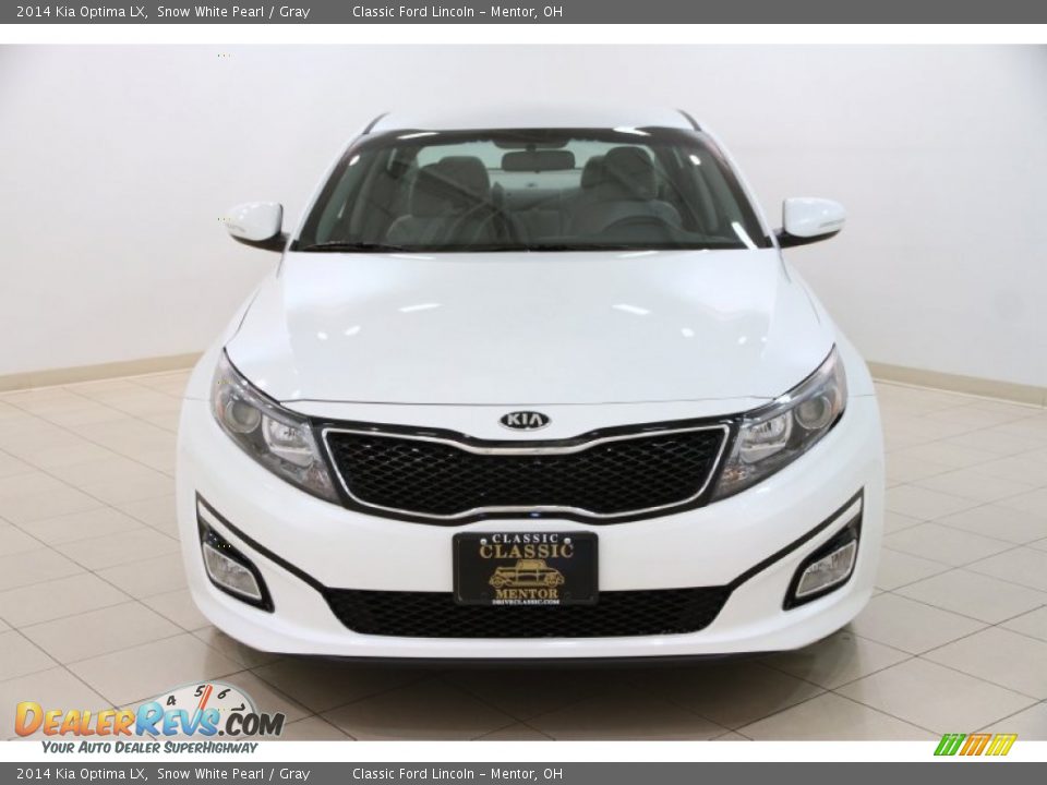 2014 Kia Optima LX Snow White Pearl / Gray Photo #2