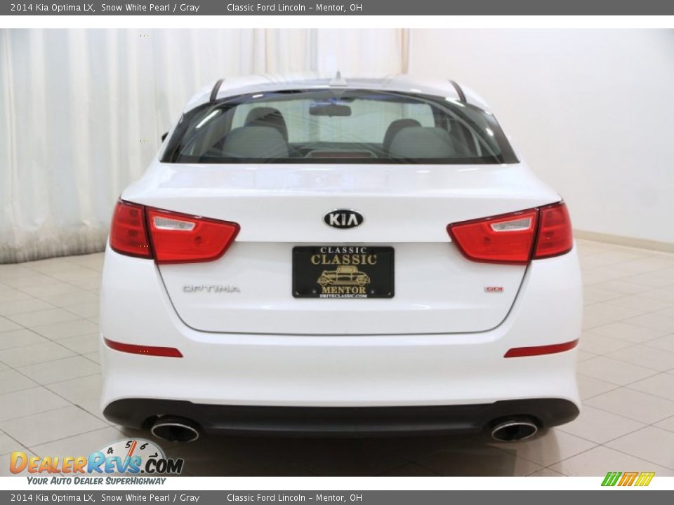 2014 Kia Optima LX Snow White Pearl / Gray Photo #13