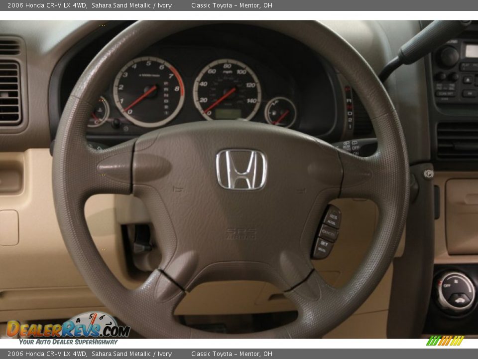 2006 Honda CR-V LX 4WD Steering Wheel Photo #6