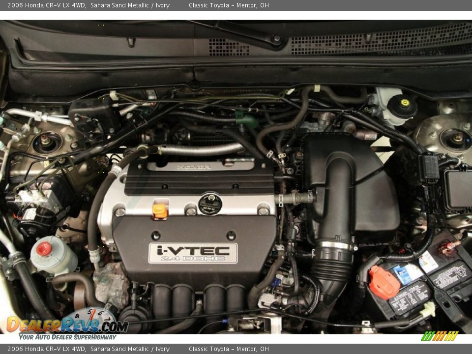 2006 Honda CR-V LX 4WD 2.4 Liter DOHC 16-Valve i-VTEC 4 Cylinder Engine Photo #16