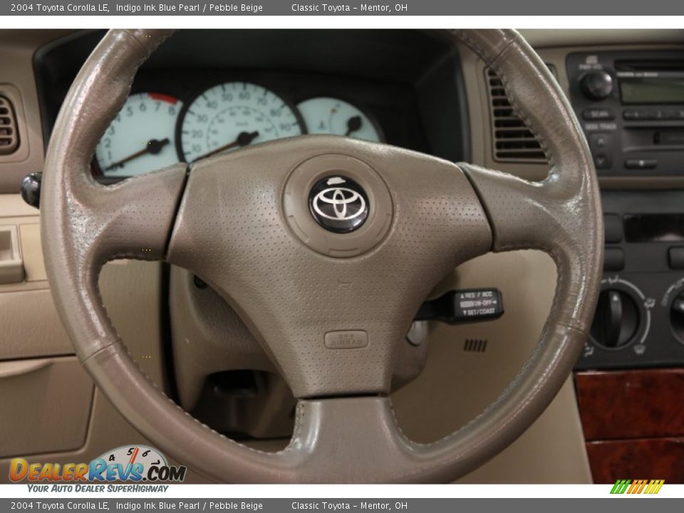 2004 Toyota Corolla LE Steering Wheel Photo #6