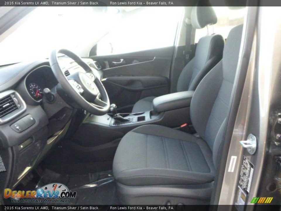 2016 Kia Sorento LX AWD Titanium Silver / Satin Black Photo #15
