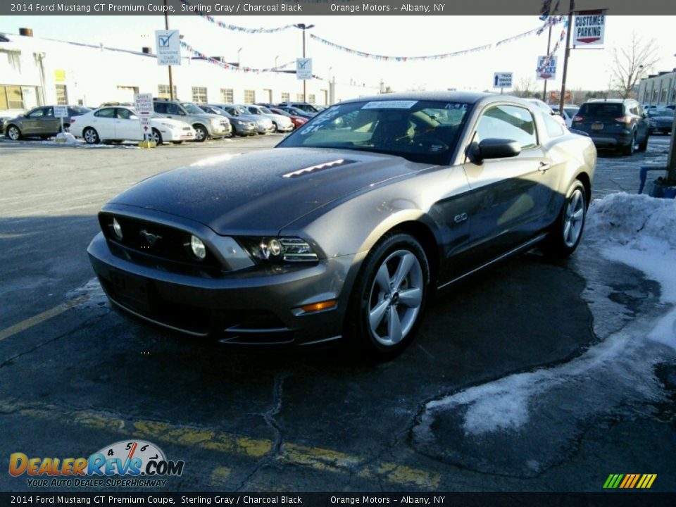 2014 Ford Mustang GT Premium Coupe Sterling Gray / Charcoal Black Photo #3