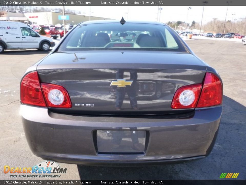 2012 Chevrolet Malibu LS Taupe Gray Metallic / Titanium Photo #4