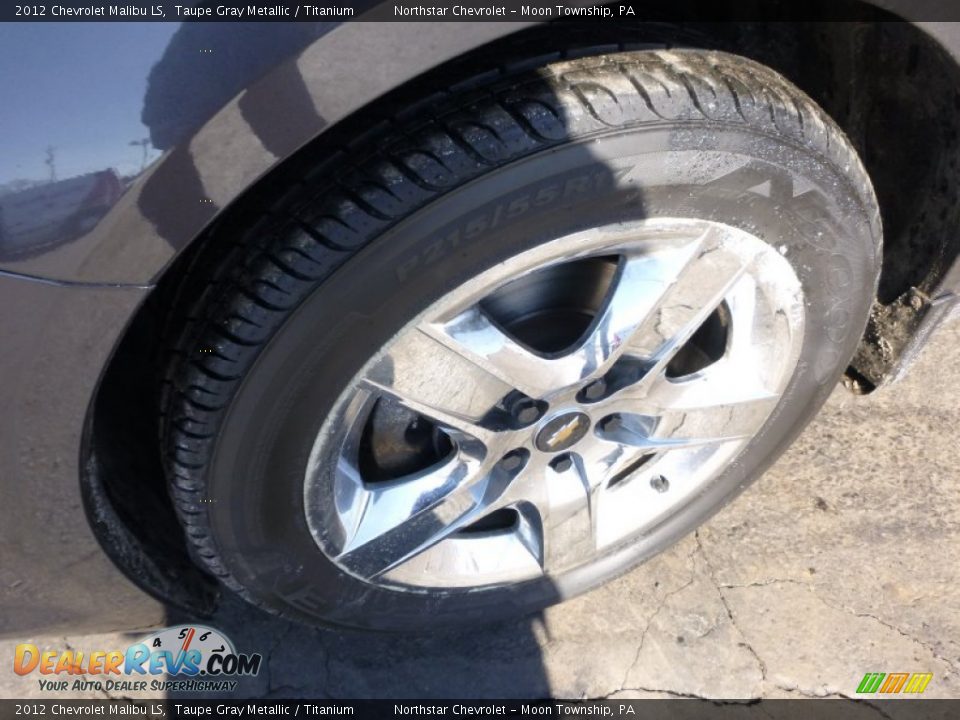2012 Chevrolet Malibu LS Taupe Gray Metallic / Titanium Photo #9