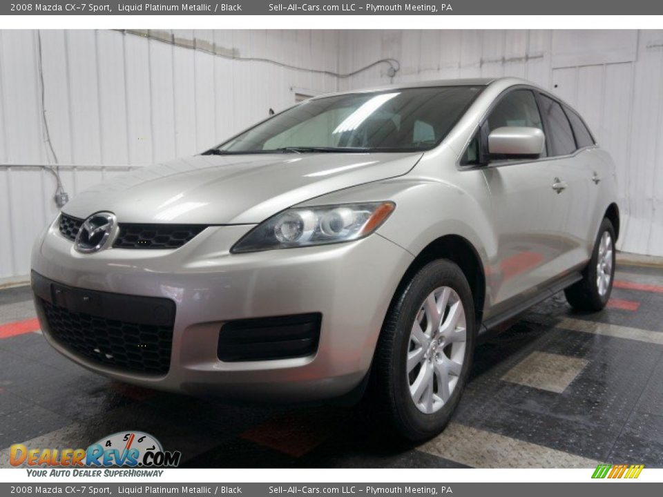 2008 Mazda CX-7 Sport Liquid Platinum Metallic / Black Photo #3