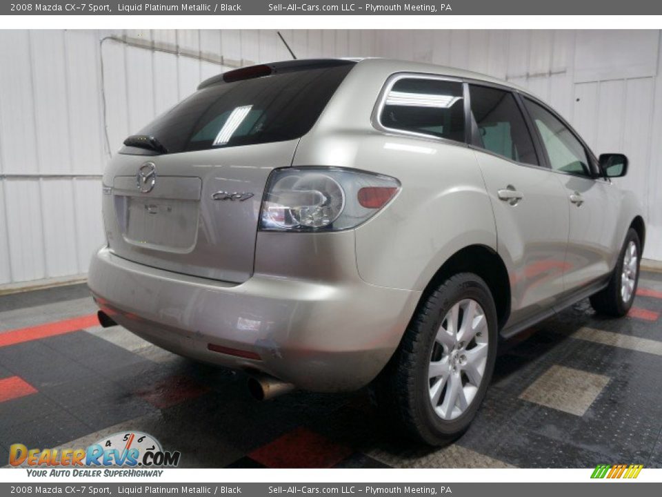 2008 Mazda CX-7 Sport Liquid Platinum Metallic / Black Photo #8