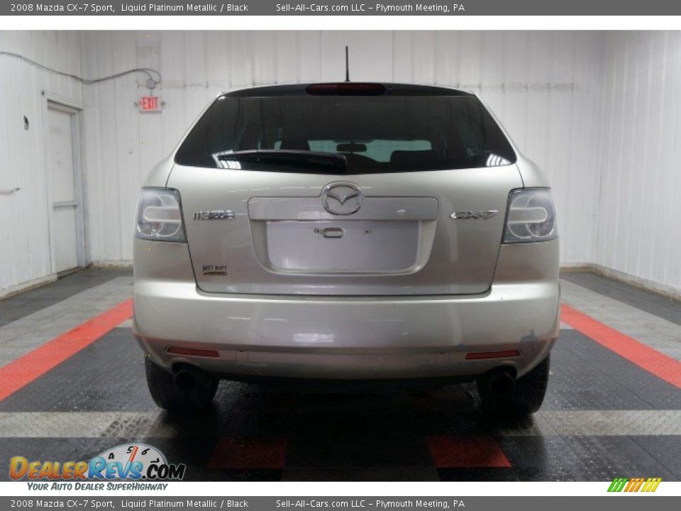 2008 Mazda CX-7 Sport Liquid Platinum Metallic / Black Photo #9
