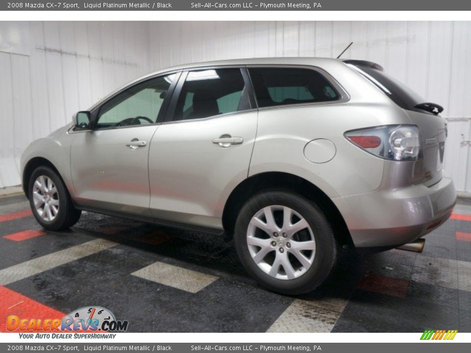 2008 Mazda CX-7 Sport Liquid Platinum Metallic / Black Photo #11