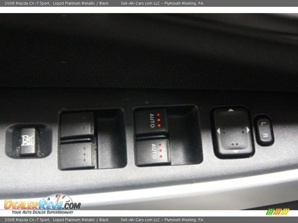 2008 Mazda CX-7 Sport Liquid Platinum Metallic / Black Photo #13