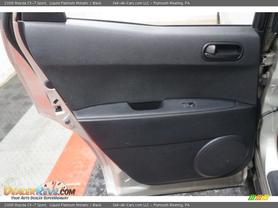 2008 Mazda CX-7 Sport Liquid Platinum Metallic / Black Photo #15