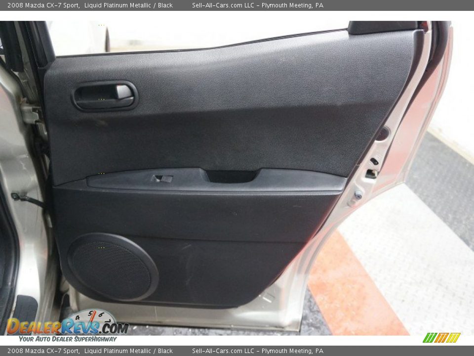 2008 Mazda CX-7 Sport Liquid Platinum Metallic / Black Photo #16