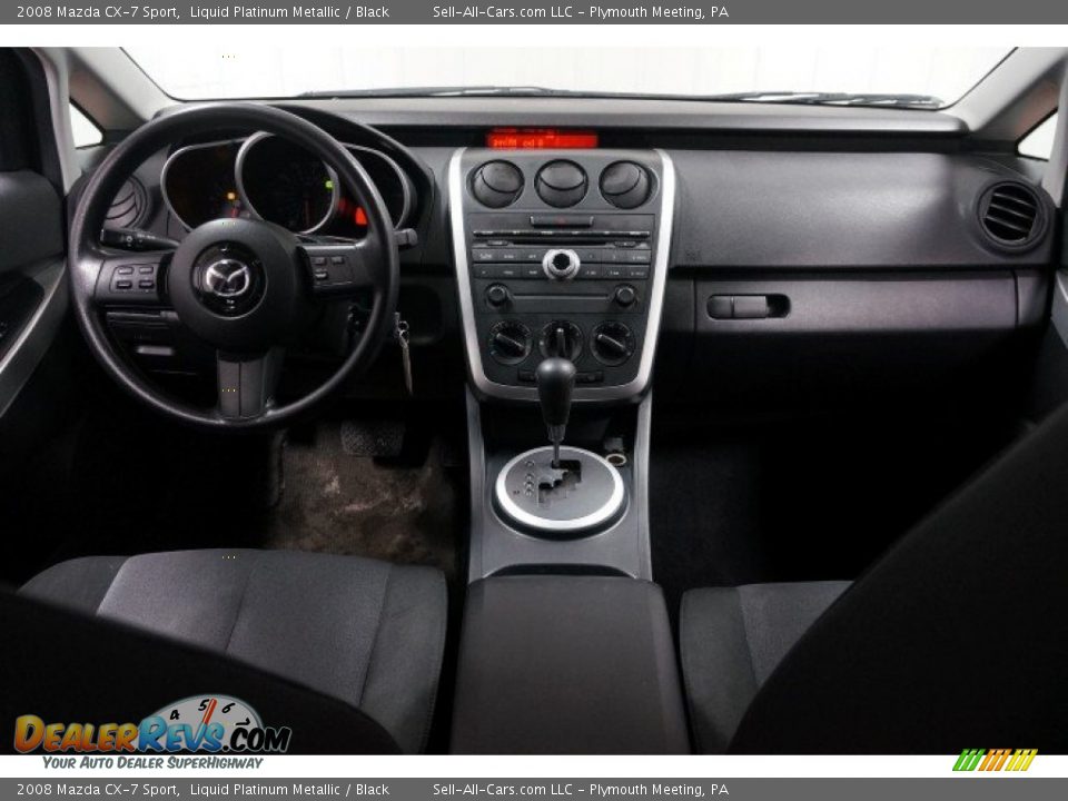 2008 Mazda CX-7 Sport Liquid Platinum Metallic / Black Photo #20