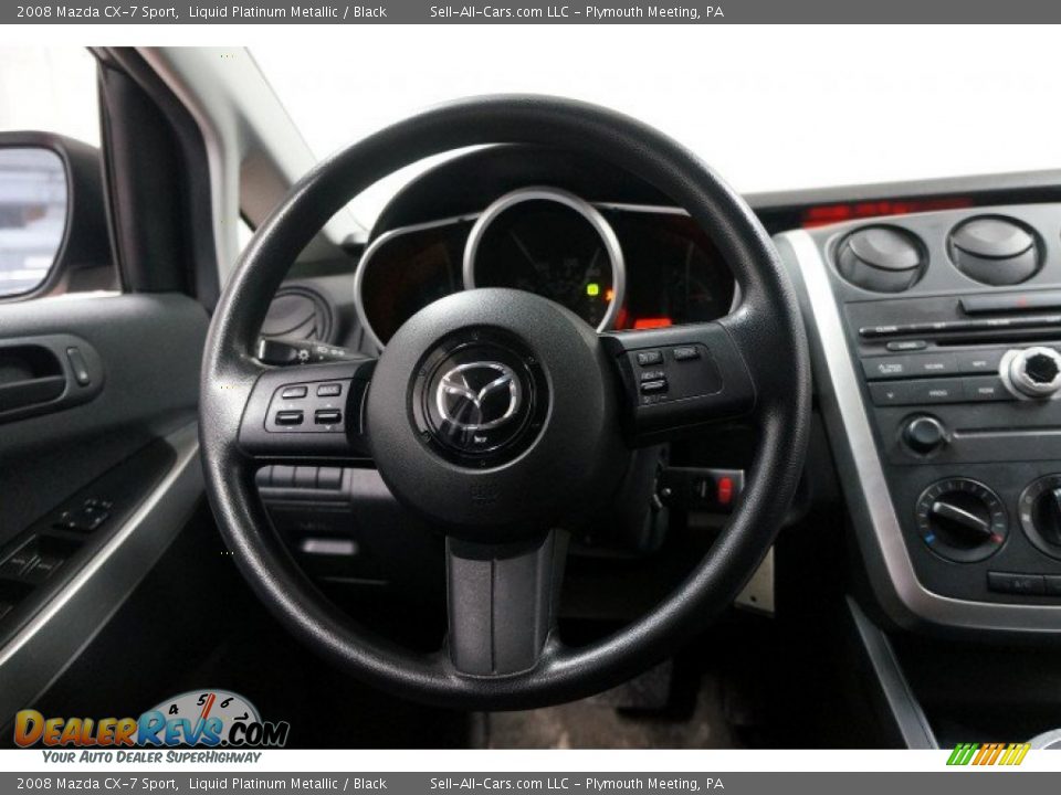 2008 Mazda CX-7 Sport Liquid Platinum Metallic / Black Photo #21