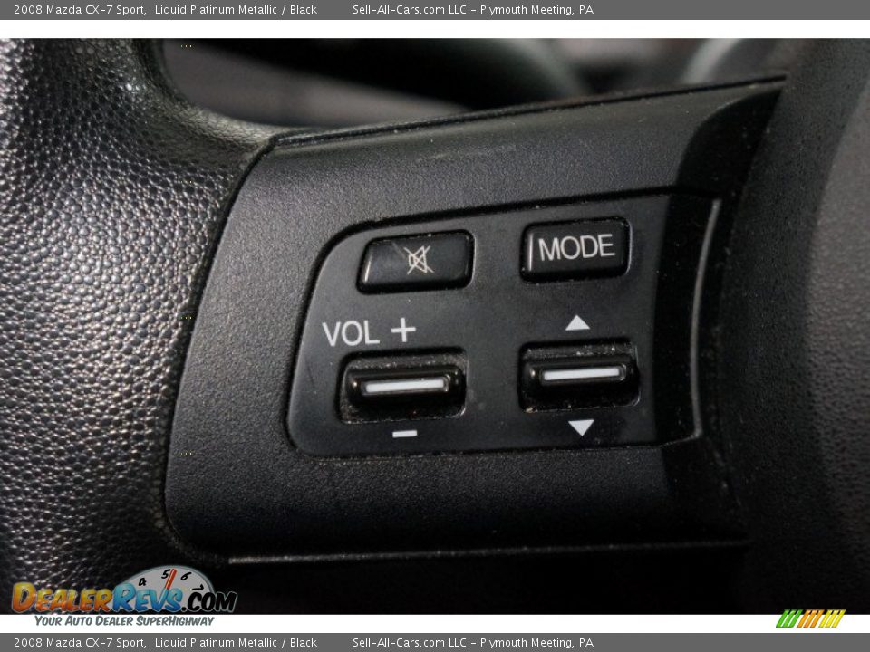 2008 Mazda CX-7 Sport Liquid Platinum Metallic / Black Photo #22